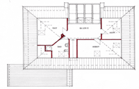 Dachgeschossgrundriss