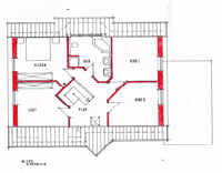 Dachgeschossgrundriss